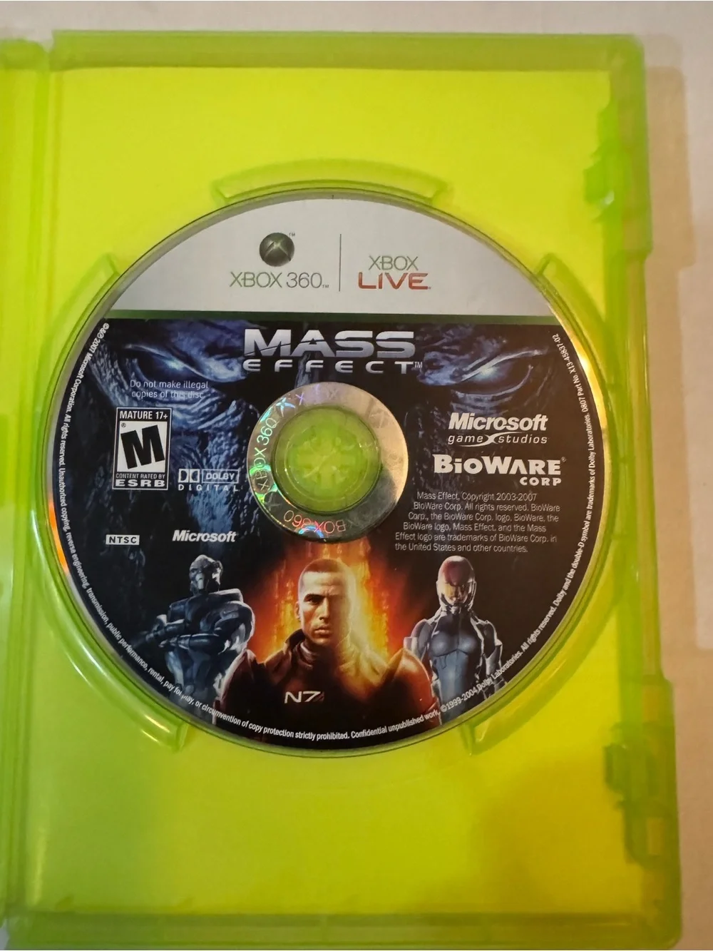 Mass Effect - Microsoft Xbox 360 Complete CIB TESTED